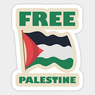 Free Palestine Sticker